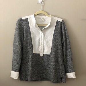Like NEW J crew collared sweater medium